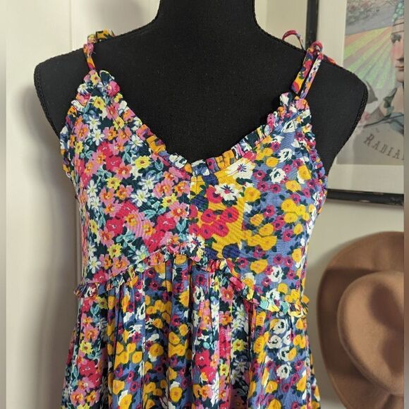 Patrons of Peace Floral Dress XS Coastal Cowgirl 90s Boho Romantic Gardencore - Picture 10 of 14